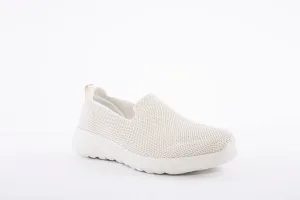 SKECHERS - GO WALK JOY SLIP-ON TRAINER - TAUPE