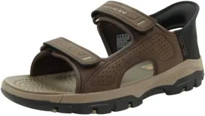 Skechers Men's Tresmen-Reece Two Strap Open Toe Slip-ins Sandal