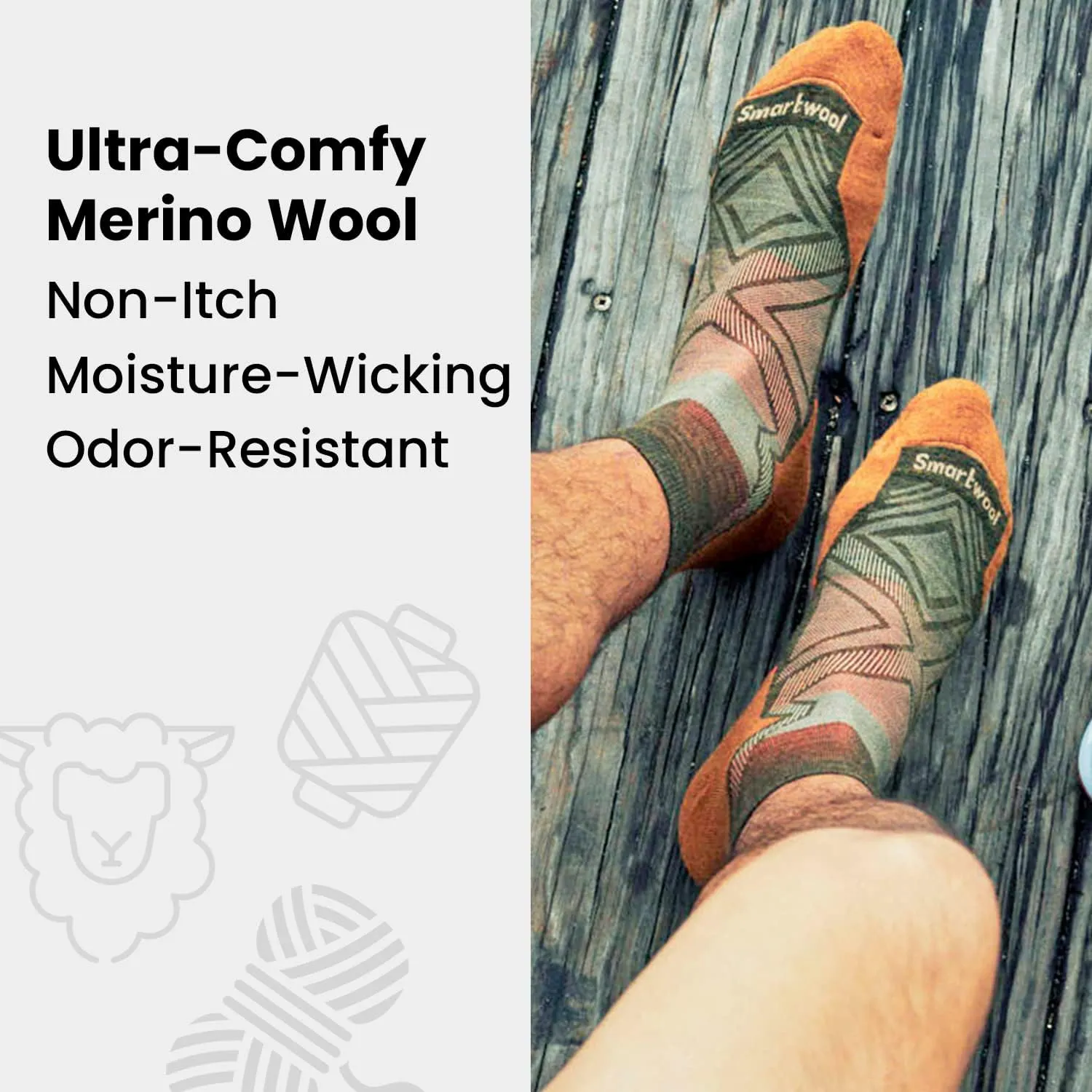 Smartwool Hike Classic Edition Zero Cushion Liner Crew Socks
