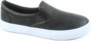 SODA Tracer-s Women's Cute Perforated Slip On Flat Round Toe Sneaker Shoes