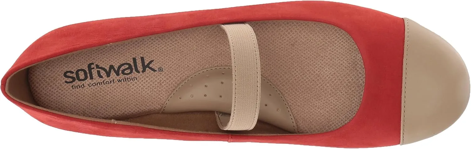SoftWalk Women's Napa Mj Mary Jane Flat