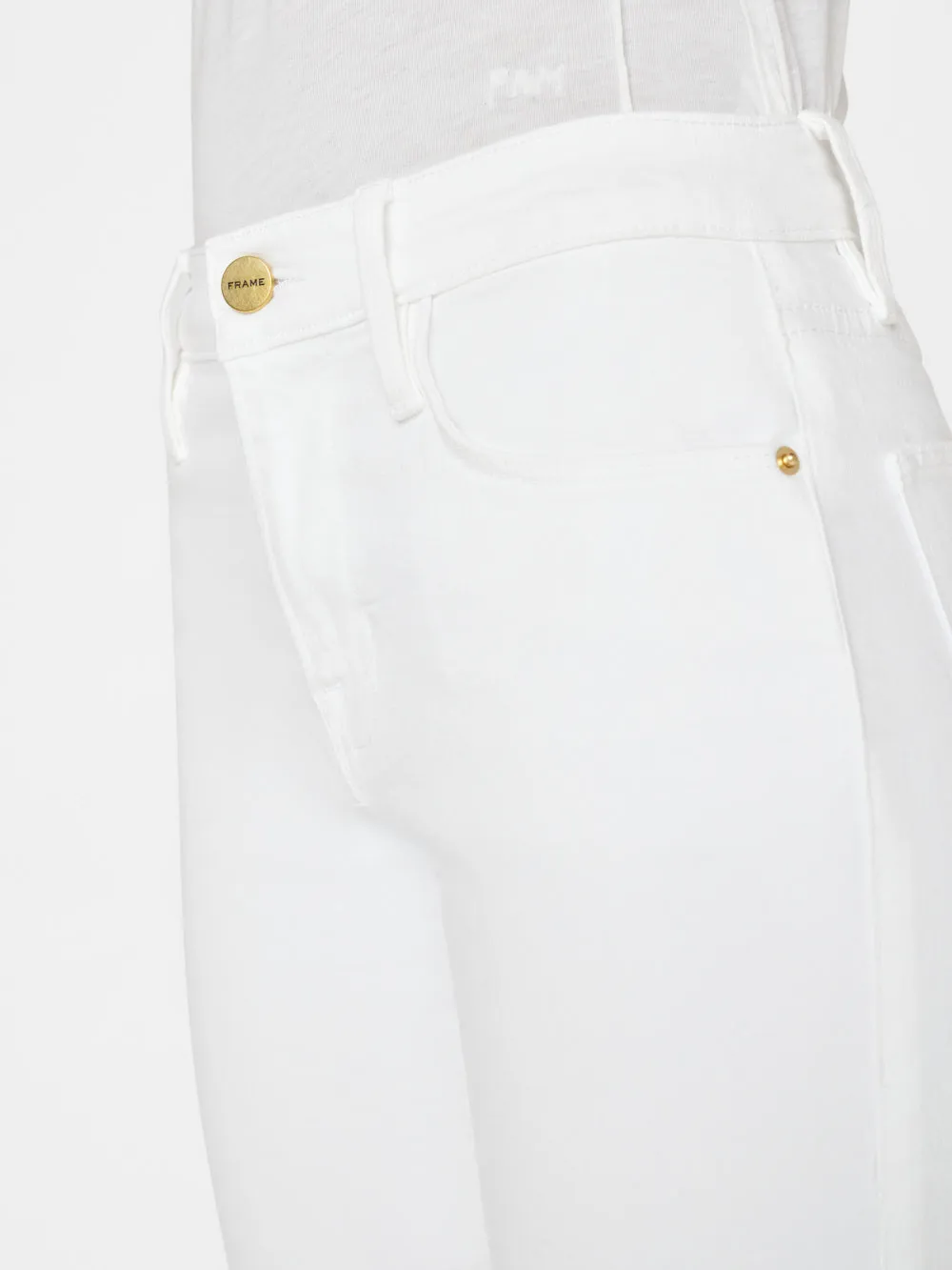 Straight Le High Blanc Supportive -- Cascade Hem Localized shipping