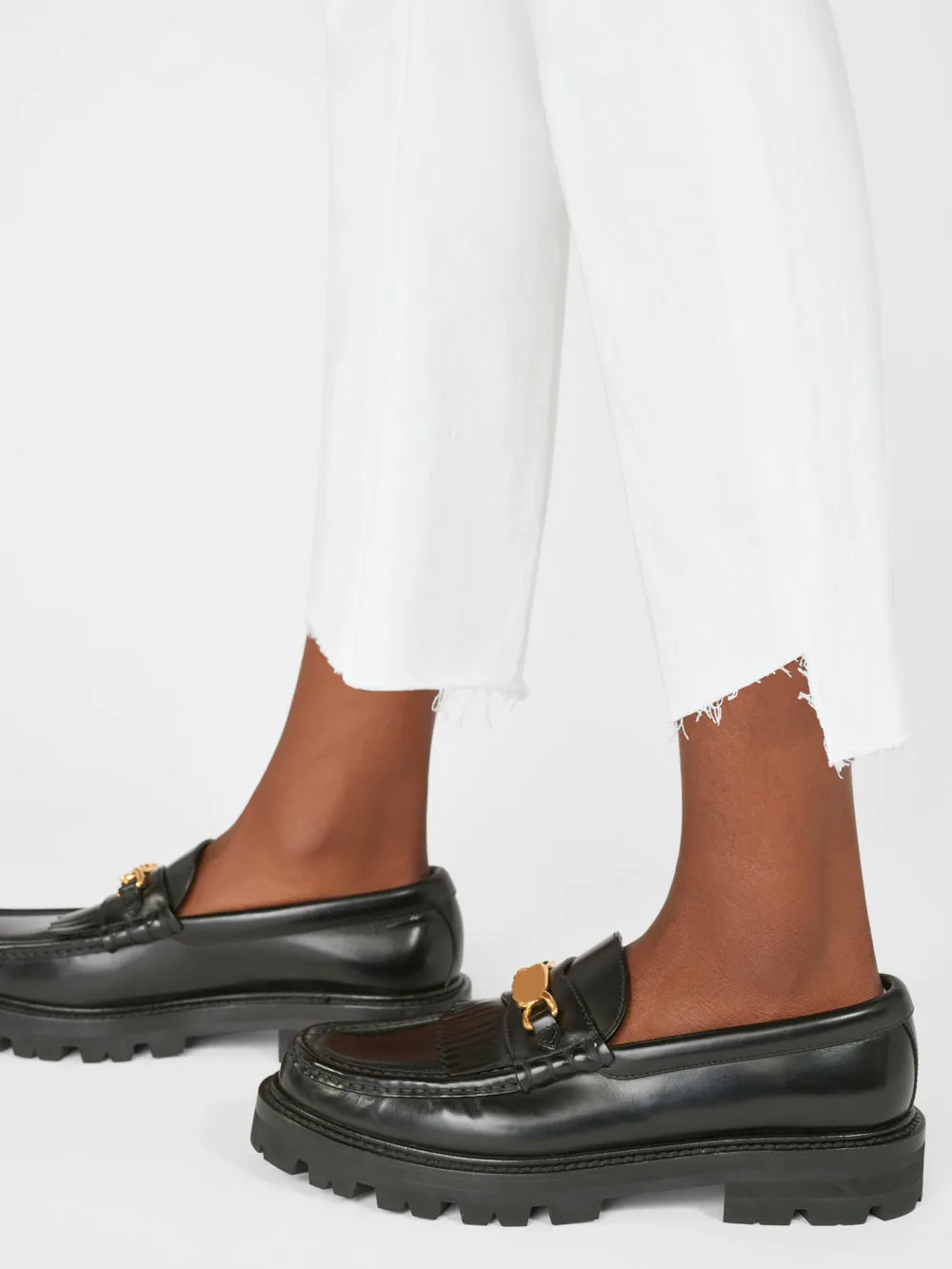 Straight Le High Blanc Supportive -- Cascade Hem Localized shipping