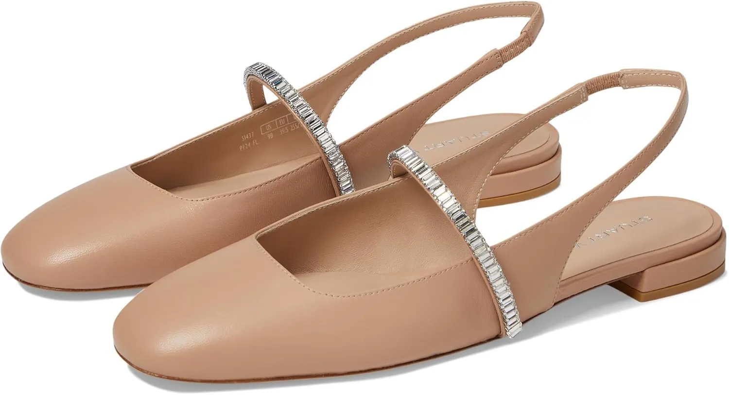 Stuart Weitzman Women's Stefanie Slngback Flat Ballet