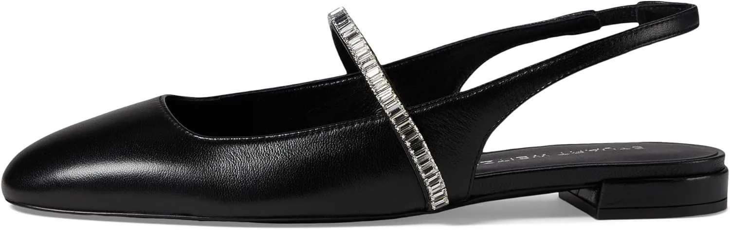 Stuart Weitzman Women's Stefanie Slngback Flat Ballet