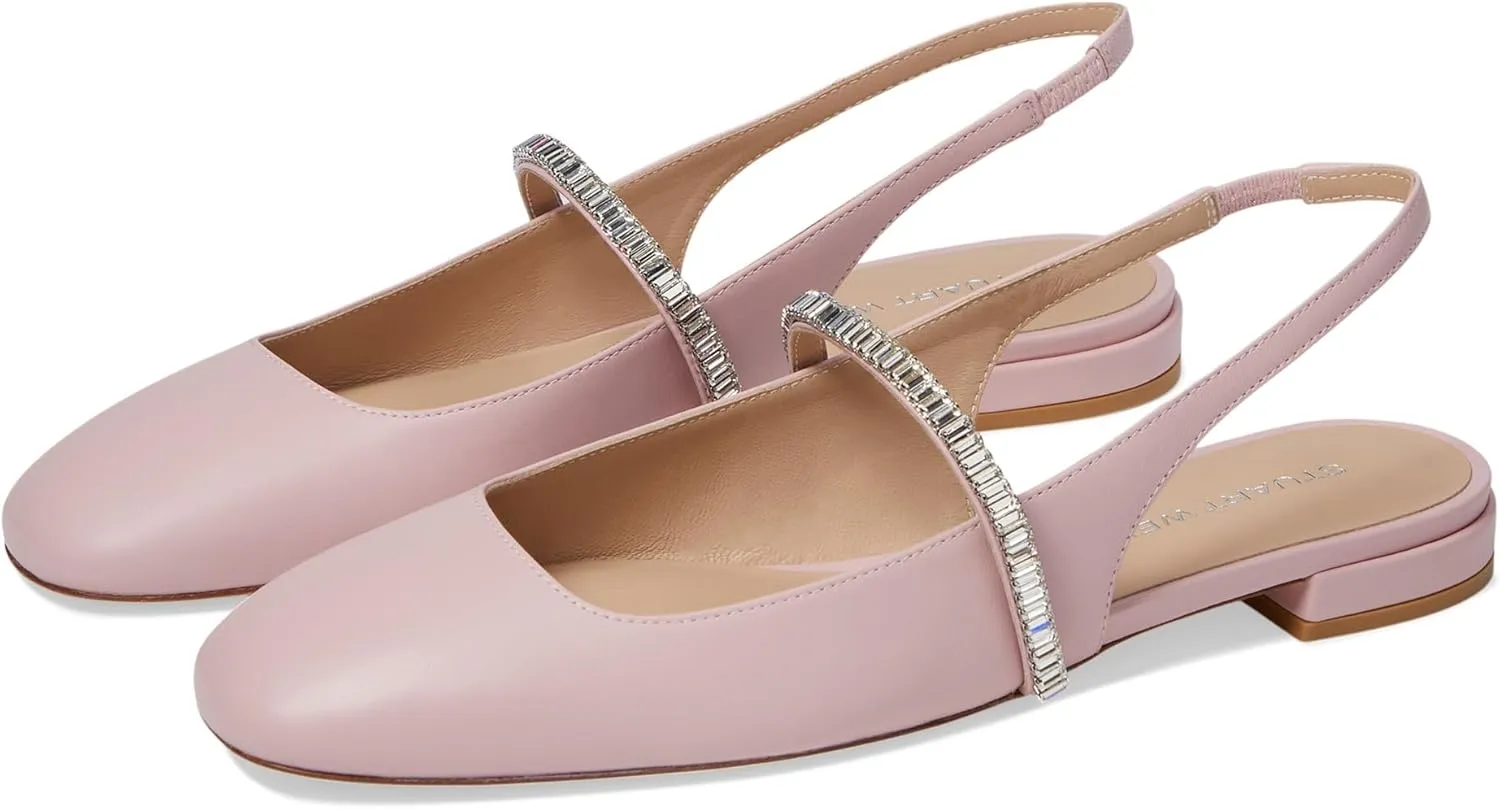 Stuart Weitzman Women's Stefanie Slngback Flat Ballet