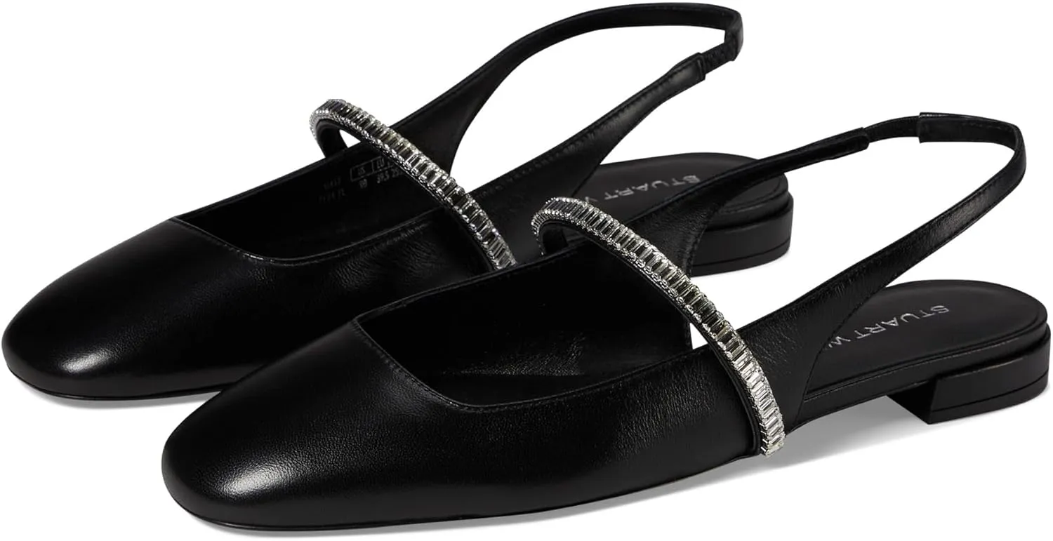 Stuart Weitzman Women's Stefanie Slngback Flat Ballet