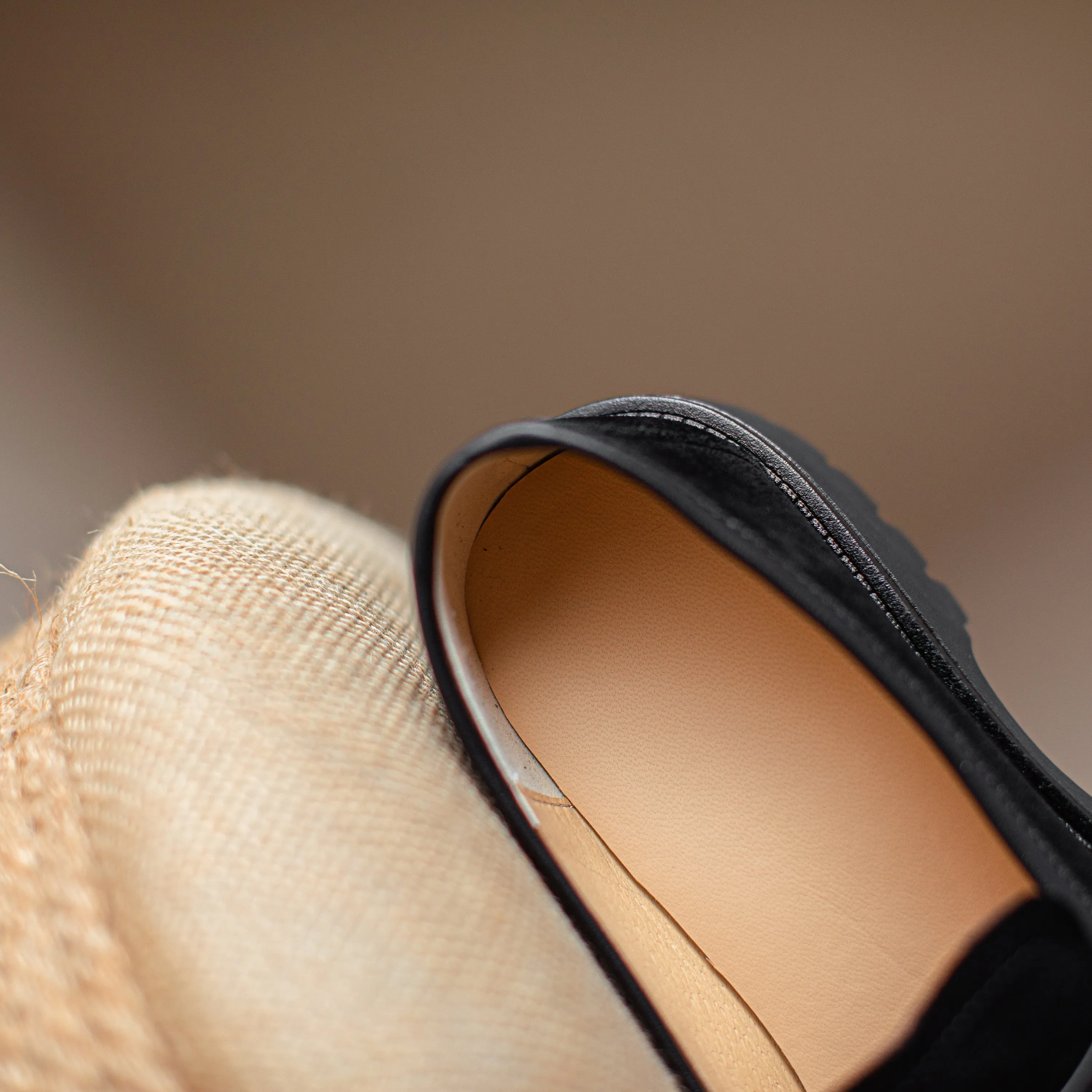 Suede Leather Handmade Classic Platform Penny Loafers Flats Women's Shoes