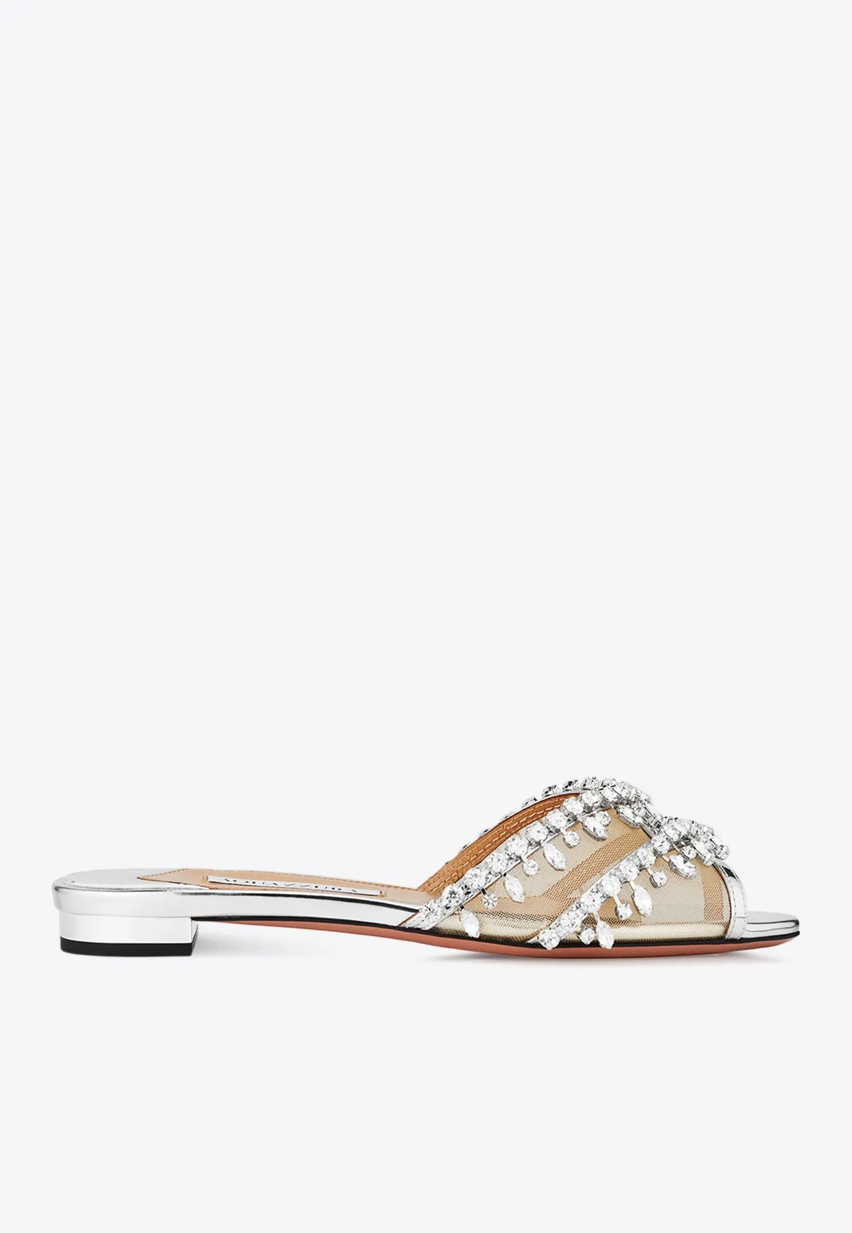 Temptation Crystal Flat Sandals