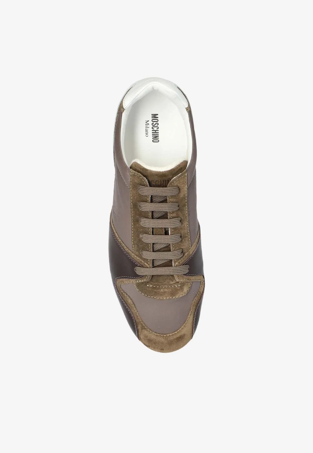Tennis Leather and Suede Sneakers