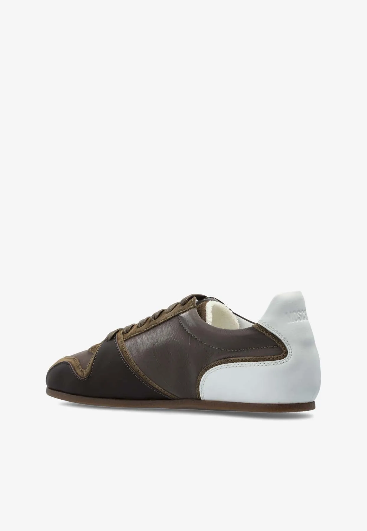 Tennis Leather and Suede Sneakers