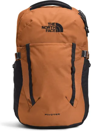 The North Face Pivoter Mens Backpack Leather Brown/TNF Black 29L