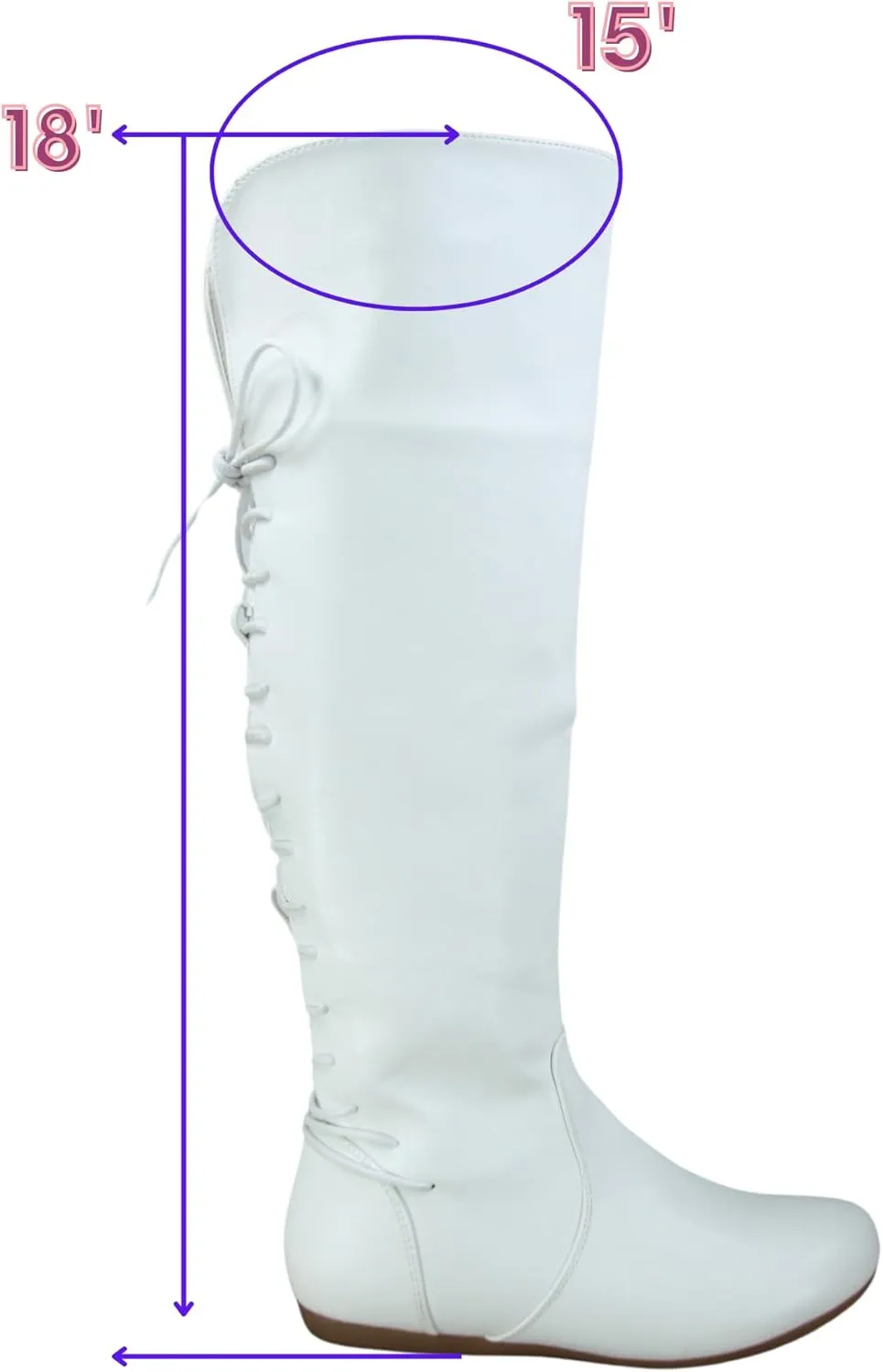 TOP Moda Night-76 Women's Mid Calf Round Toe Buckle Slouched Flat Boots