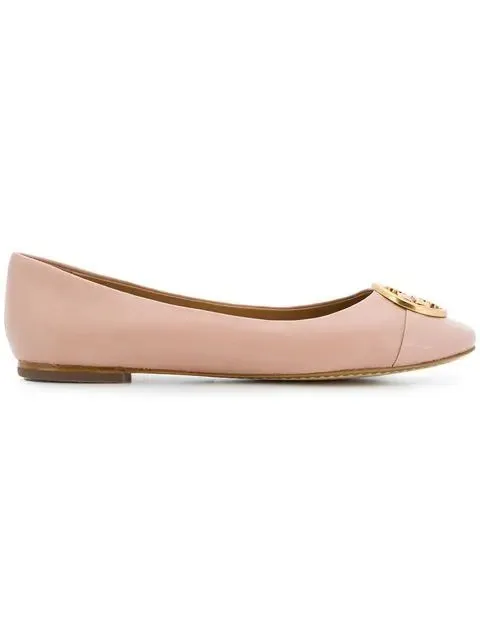Tory Burch 48355 Chelsea Cap-toe Leather Goan Sand Size 6
