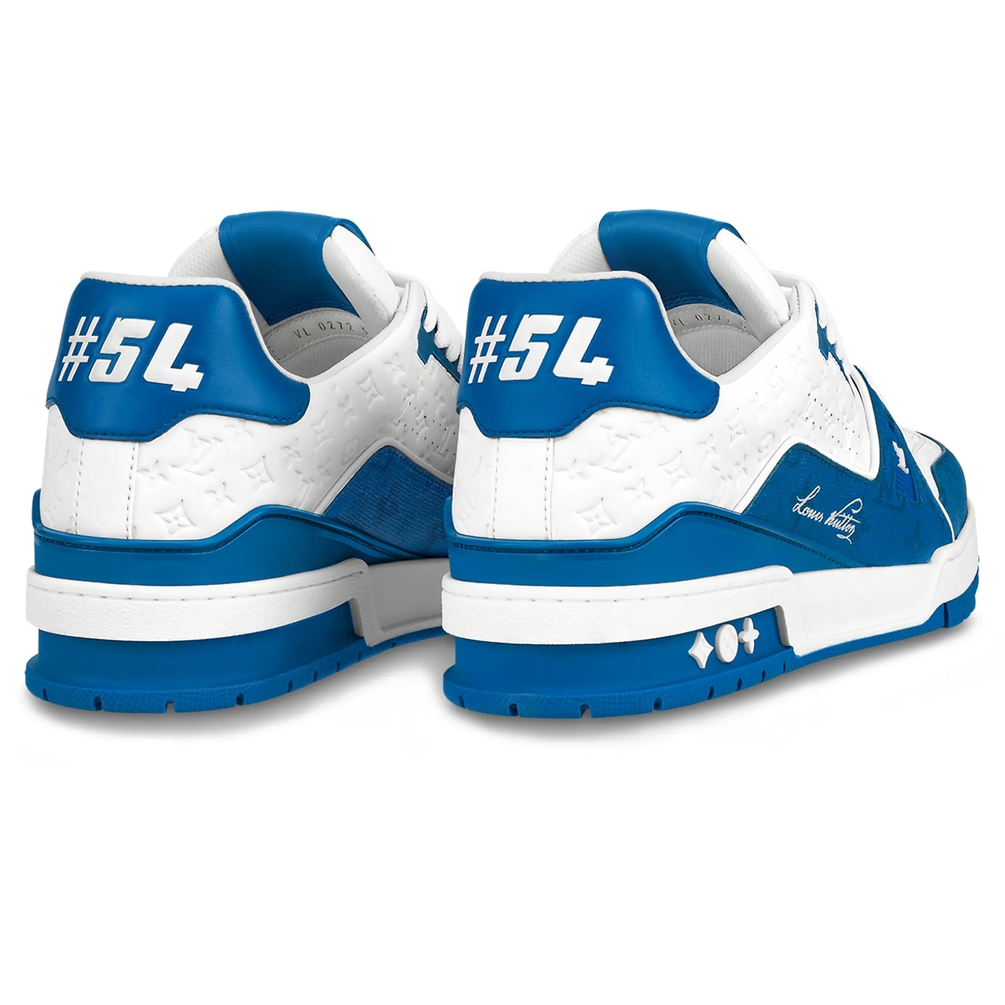 Trainer '54' White Blue Sneaker