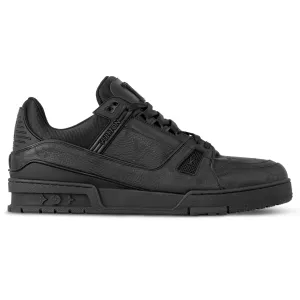 Trainer Black Monogram Sneaker
