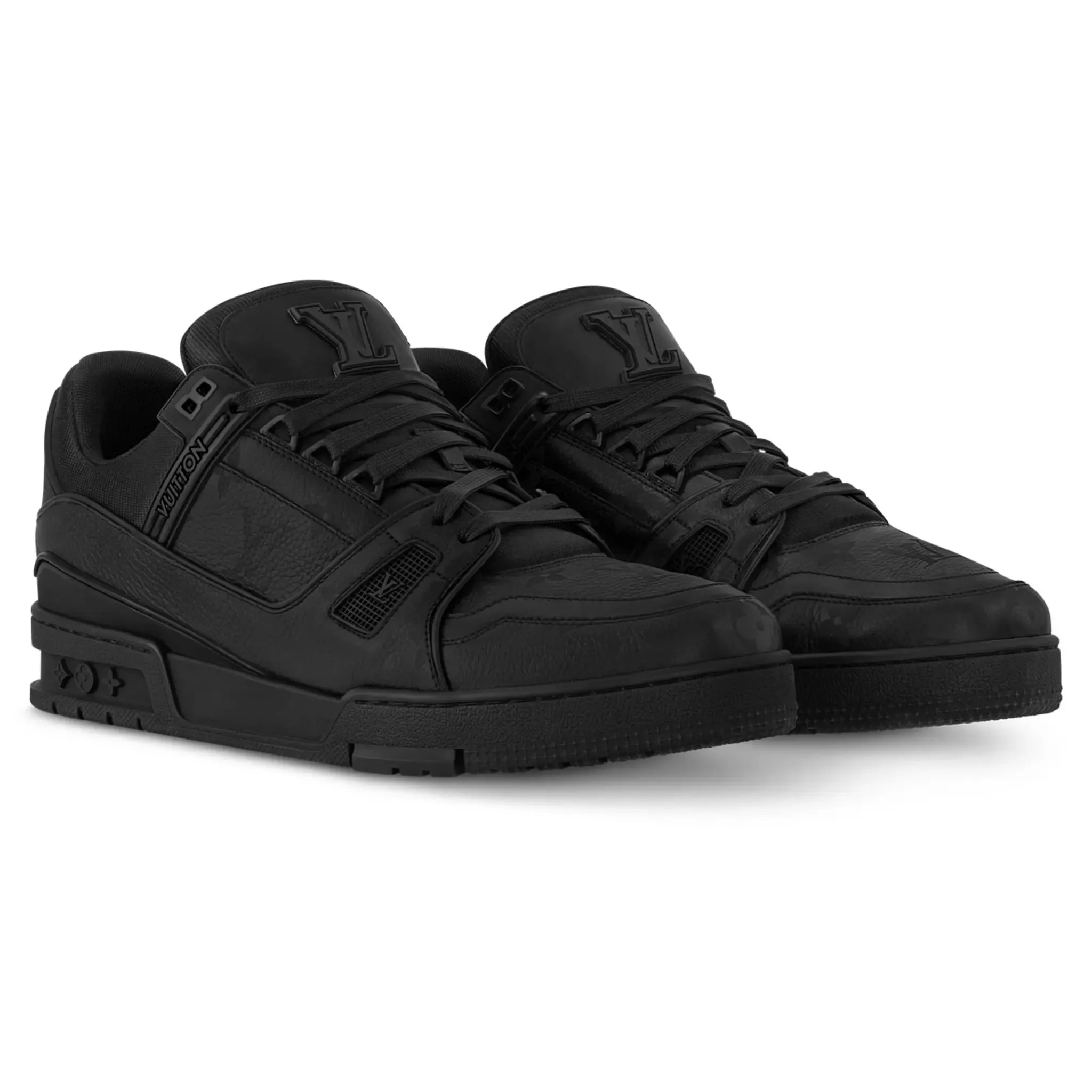 Trainer Black Monogram Sneaker