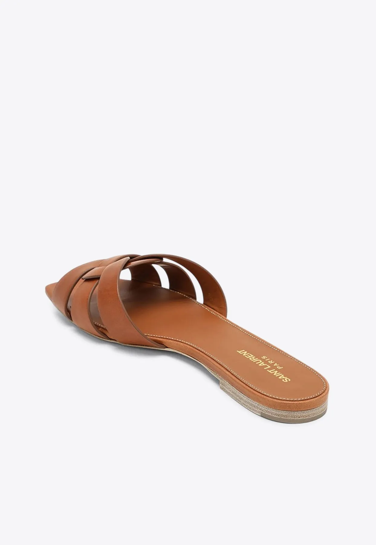 Tribute Leather Flat Sandals