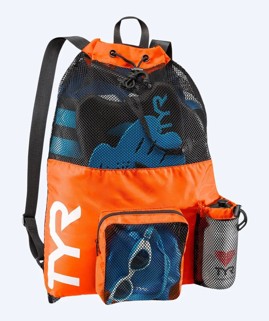 TYR swim net - Big Mesh Mummy 40L - Orange