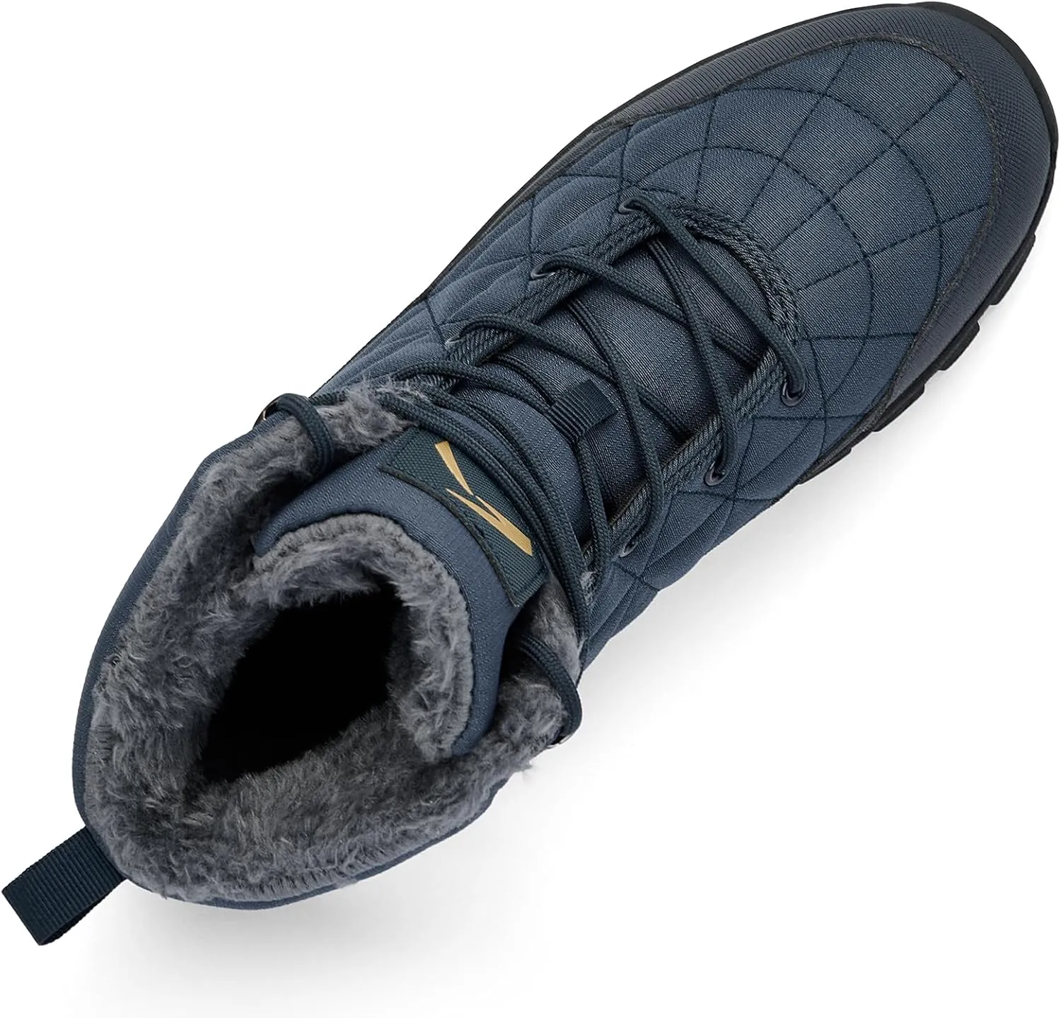 UPSOLO Men's Winter Warm Snow Work Boots