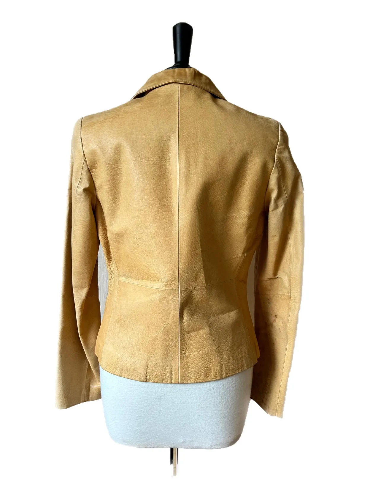 Vintage leather blazer (M)