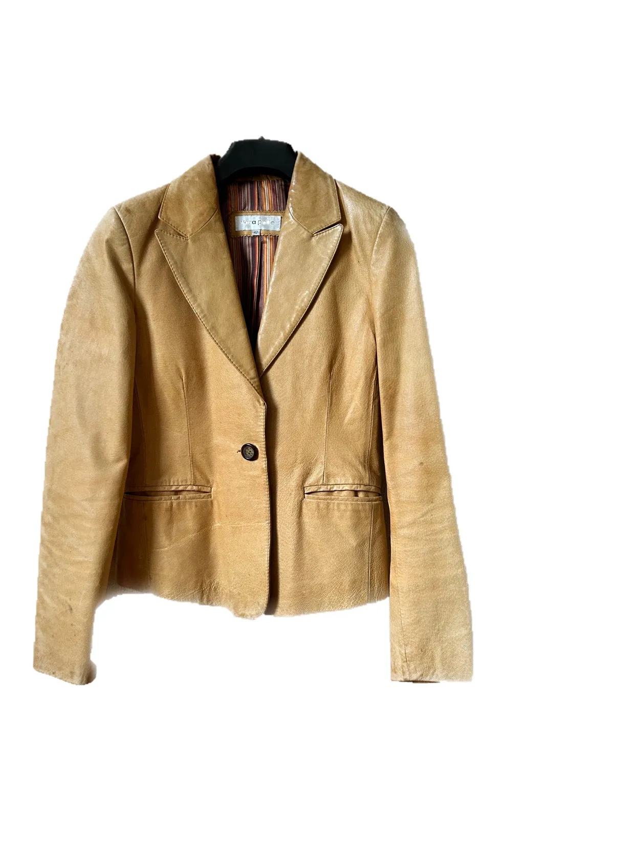 Vintage leather blazer (M)