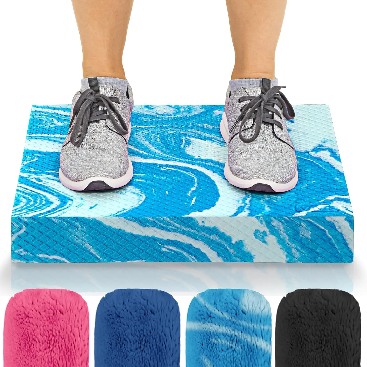 Vive Balance Pad - Foam Large Yoga Mat Trainer for Physical Therapy, Stability Workout, Knee and Ankle Exercise, Strength Training, Rehab - Chair Cushion for Adults, Kids, and Travel
