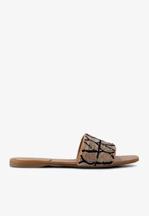 VLogo Flat Sandals