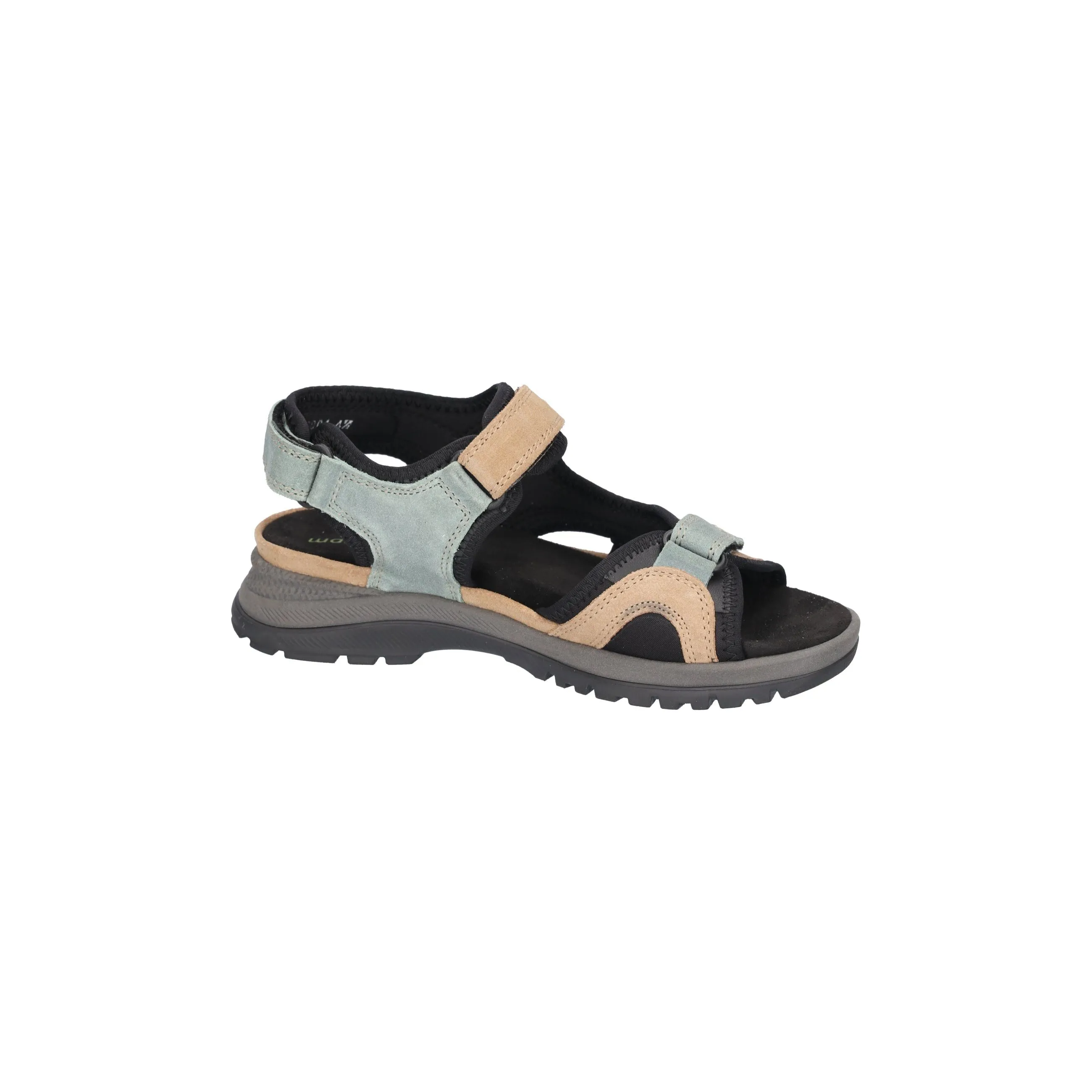 Waldlaufer Sora - Ladies Walking Sandal in Toffee Multi