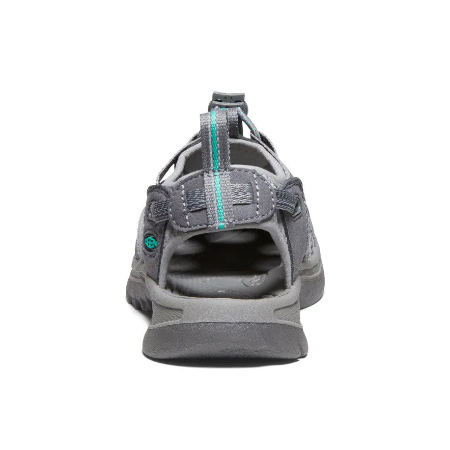 Whisper Sandal - Medium Grey/Peacock Green