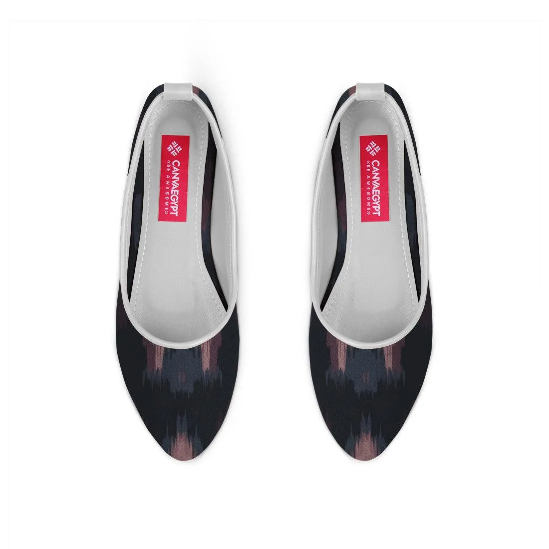 White Round Toe Shoe Blurred