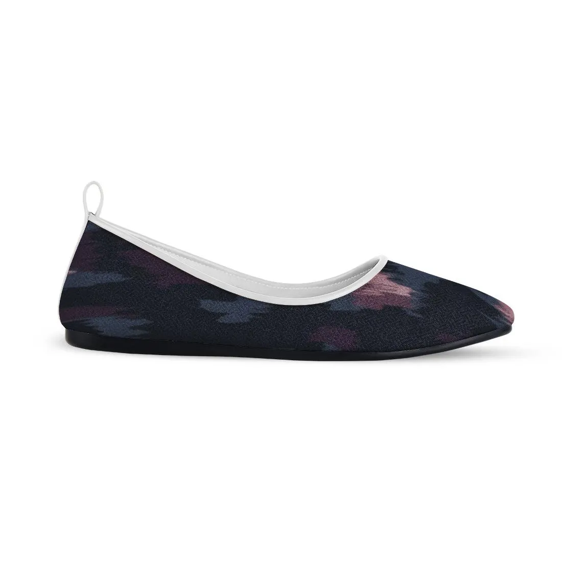 White Round Toe Shoe Blurred