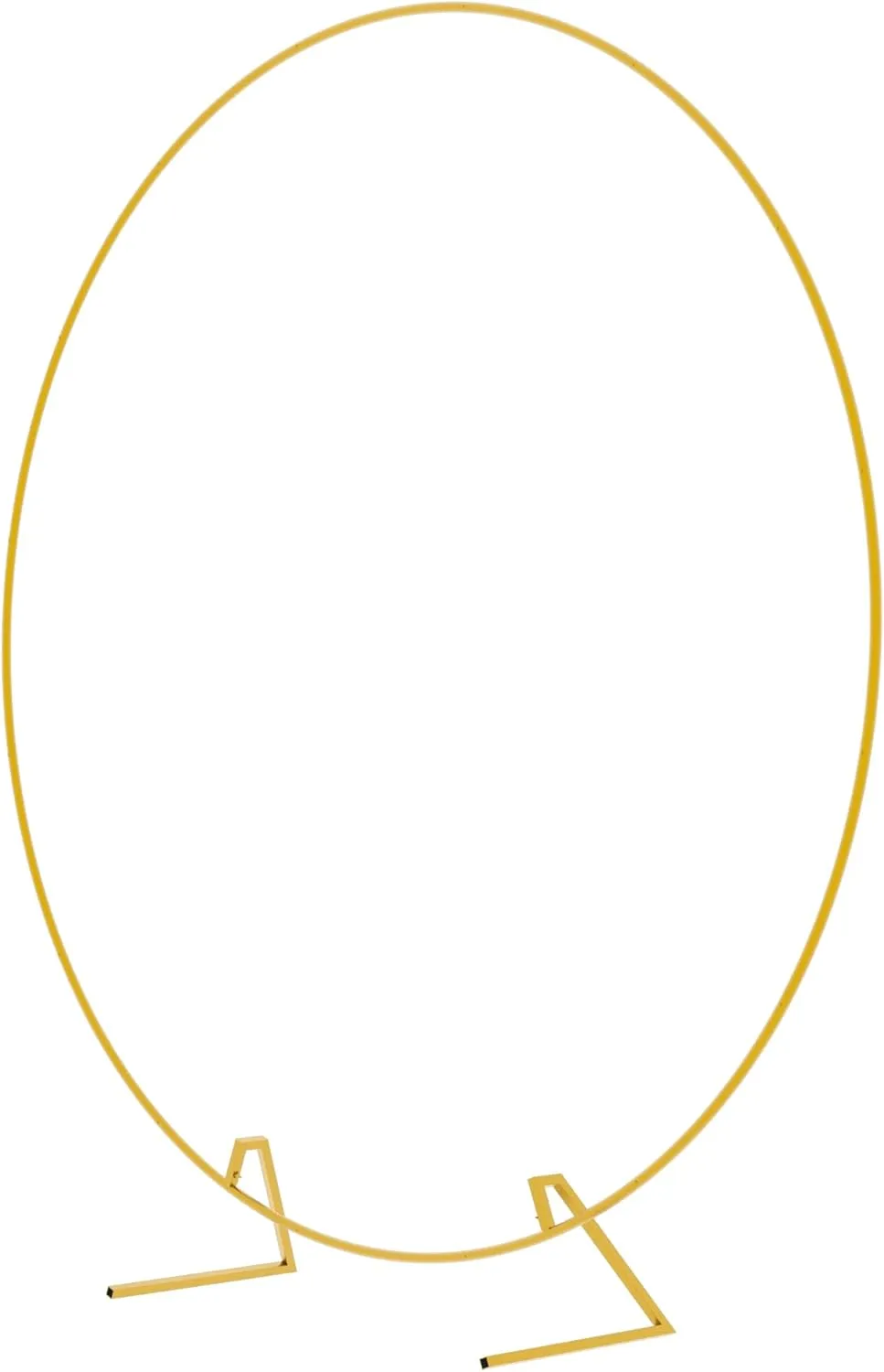 Wokceer Round Arch Backdrop Stand 6.6FT Gold Circle Balloon Arch Frame Stand Metal Wedding Arch Stand for Wedding Birthday Party Bridal Shower Anniversary Ceremony Decoration