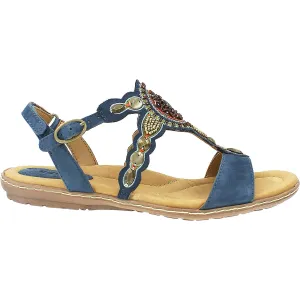 Women's Earth Sunbeam Moroccan Blue Suede