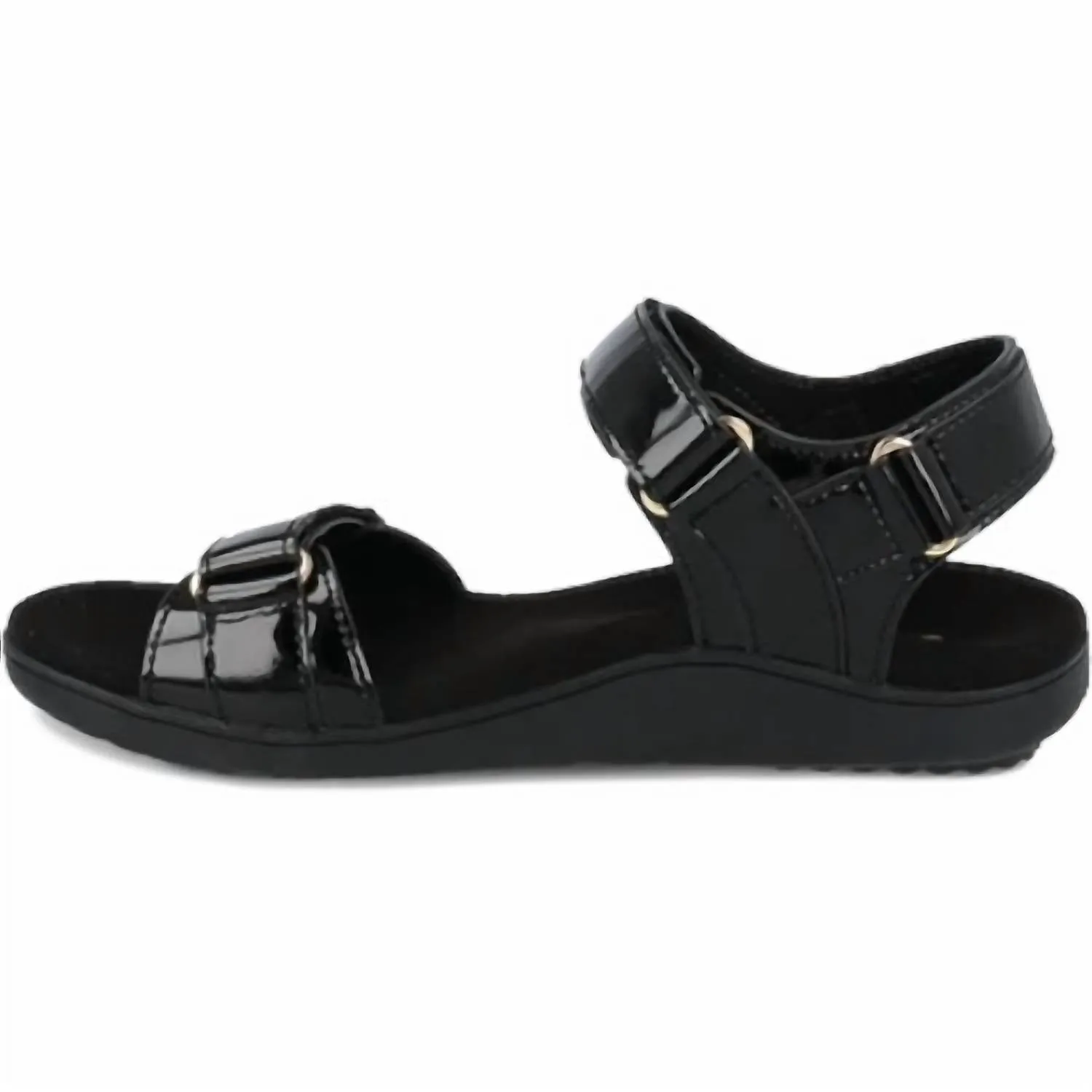 Women's Hilnor Sandals In Black Glossy