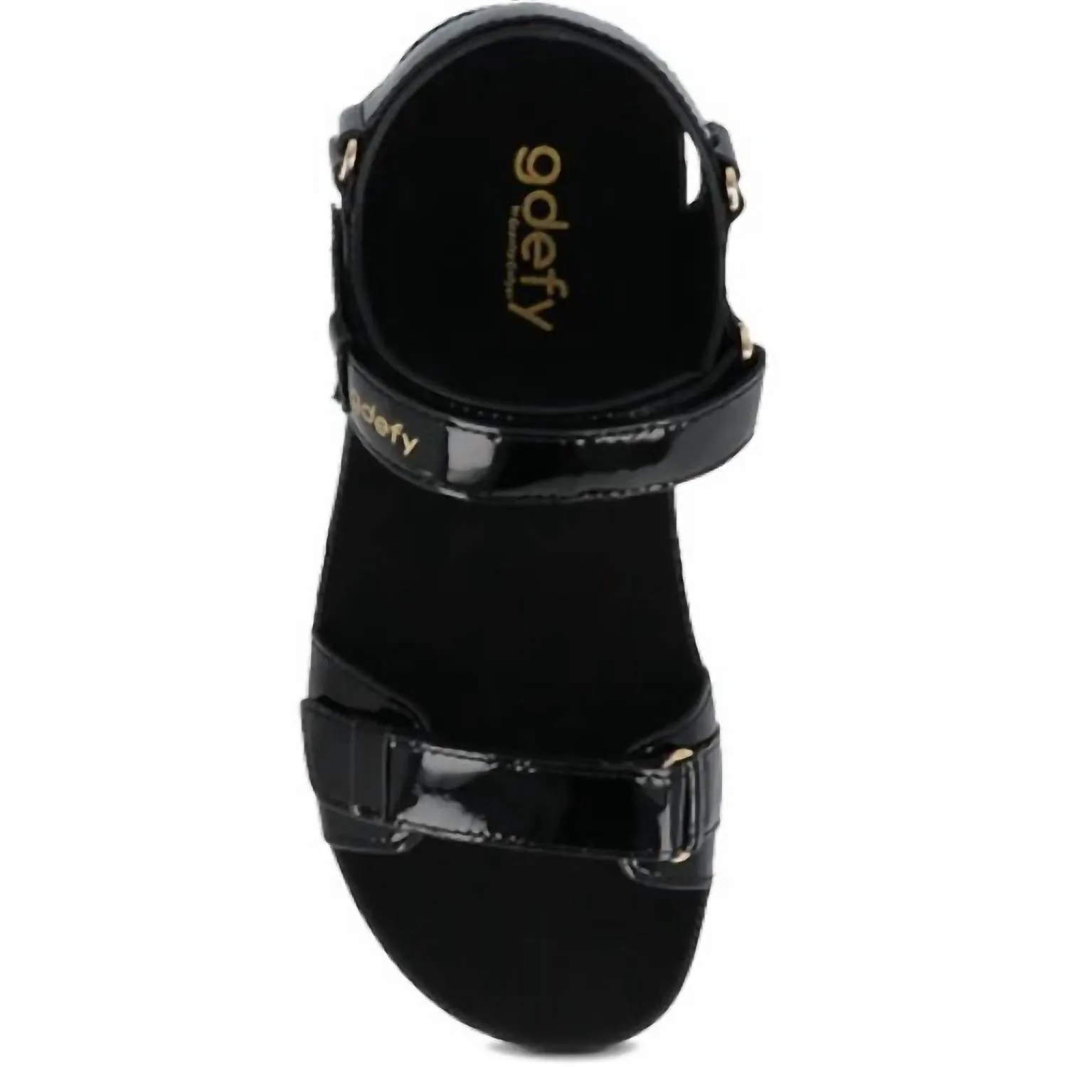 Women's Hilnor Sandals In Black Glossy