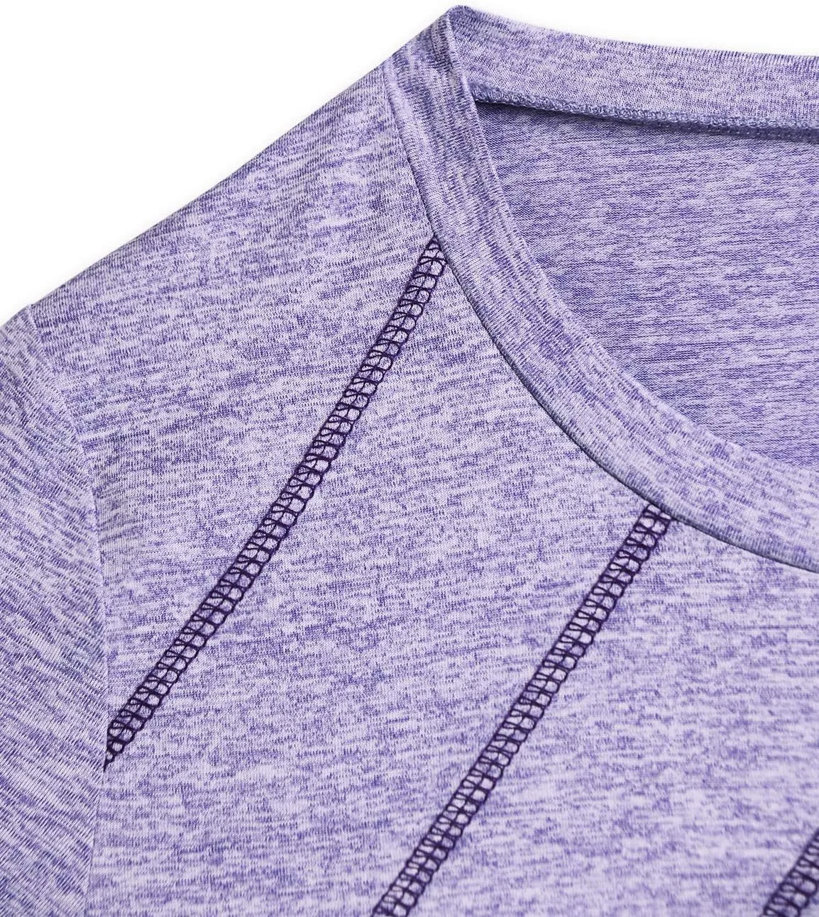 Women's Short Sleeve Round Neck Loose Fitting Athletic Yoga Shirt