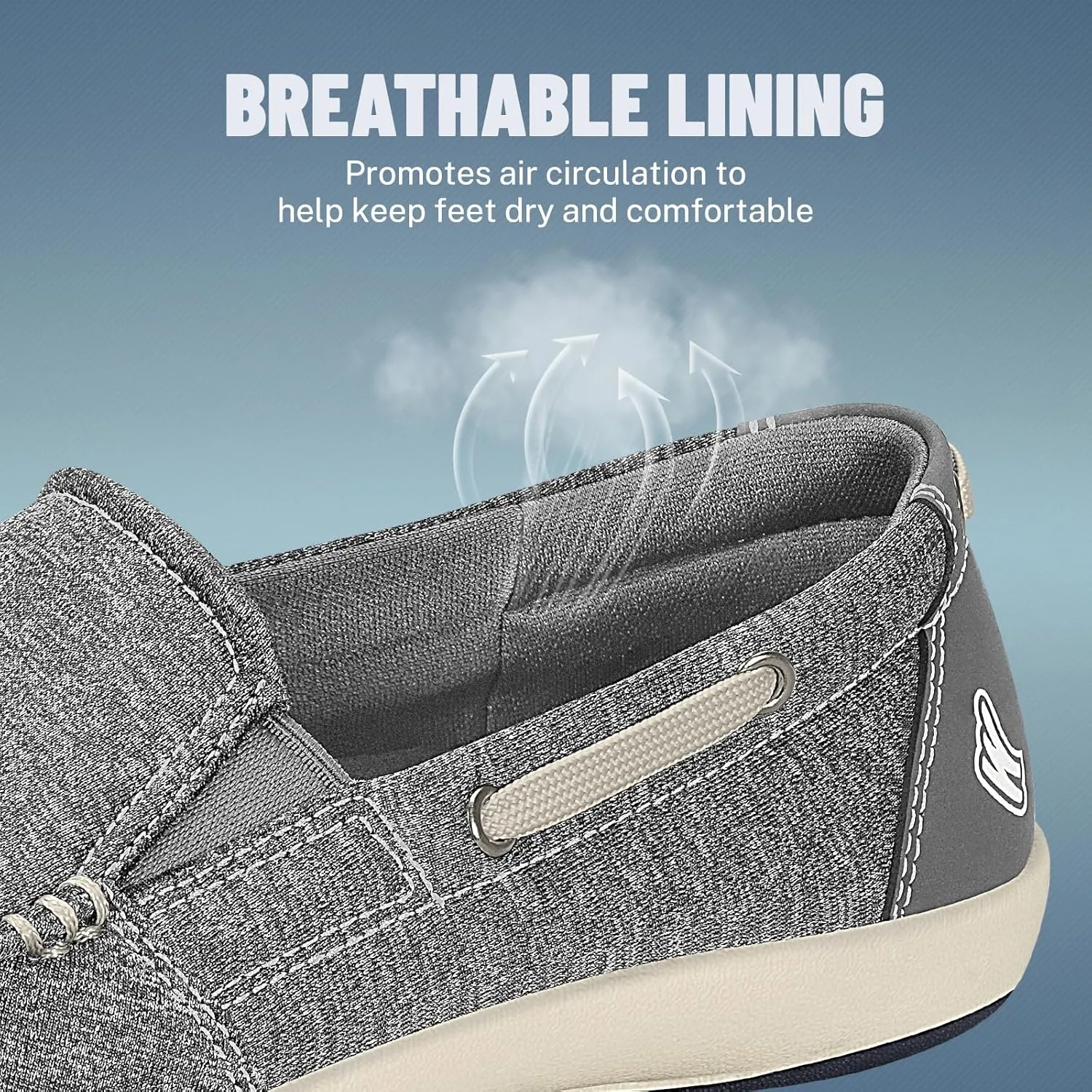 Womens Slip On Shoes - Casual Boat Loafer Shoes for Women with Arch Support - Orthopedic Walking Sneakers for Plantar Fasciitis