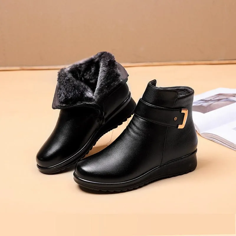 Women's Solid Color Boots